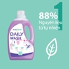 Nước giặt đậm đặc dịu nhẹ cho cả gia đình và cho da nhạy cảm hương hoa hồng và oải hương Stanhome Daily Wash Flower Explosion 1500ml