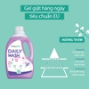 Nước giặt đậm đặc dịu nhẹ cho cả gia đình và cho da nhạy cảm hương hoa hồng và oải hương Stanhome Daily Wash Flower Explosion 1500ml