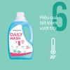 Nước giặt đậm đặc dịu nhẹ cho cả gia đình và cho da nhạy cảm hương bạc hà, hổ phách tiêu chuẩn Ecolabel Stanhome Daily Wash 1500ml