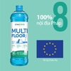 Nước lau sàn hương cam, bưởi, bạc hà Multi Floor Ecolabel 1000ml