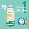 Xịt làm sạch bếp đa năng nguyên liệu từ tự nhiên đạt tiêu chuẩn Ecolabel EU 500ml