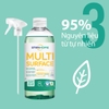 Xịt làm sạch bếp đa năng nguyên liệu từ tự nhiên đạt tiêu chuẩn Ecolabel EU 500ml