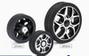bánh xe AGV cao su đen 125*41mm phi 8mm tải 200Kg