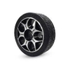 bánh xe AGV cao su đen 125*41mm phi 8mm tải 200Kg