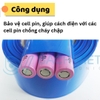 Màng co pin PVC 90mm bọc cell pin 18650 dài 30mm