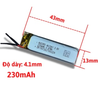 Pin sạc tai nghe 3.7V Lipo chuyên tai nghe bluetooth thiết bị cầm tay