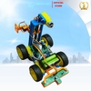 Xe robot gắp vật, cơ chế nâng hạ, điều khiển từ xa dùng tay cầm PS3