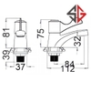 voi-lanh-lavabo-caesar-b027c-tay-nhua