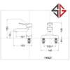 voi-nong-lanh-lavabo-caesar-b492cp