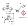 voi-sen-tam-nong-lanh-american-standard-seva-wf-6511
