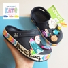 Dép cá sấu Crocs cho bé DREW màu xanh đen