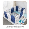 Quây bóng hình máy bay Toyshouse WM19086-QBB (10+2) gồm thảm và cột bóng rổ màu hồng