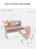 Bàn học thông minh chống gù, chống cận dài 1,2m BSUC mã CB-12001 cho trẻ em màu xanh