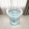 Bể bơi đứng thành cao cho bé sơ sinh CAYABE Doctor Dolphin (size lớn 70x70 cm)