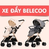 Xe đẩy em bé gấp gọn 2 chiều Belecoo màu kem mã 206