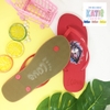 Dép Lào Feetlove 1 cm đỏ hình con sói
