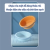 Bồn (thao) rửa mặt trẻ em đa năng CAYABE Holla hình cá voi màu cam