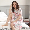 Đầm ngủ cho nữ hình kem dưa hấu màu trắng