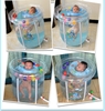 Bể bơi thành cao cho bé CAYABE Doctor Dolphin (loại 8 thanh size lớn 80x80 cm)