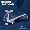Xe lắc - xe chòi chân có đèn nhạc CAYABE Baby-Cosi màu xanh dương mã 02