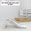 Cầu trượt (cầu tuột) khủng long CAYABE Holla màu xám trắng cho bé