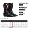 Giày bảo hộ đi phượt xe mo to Probiker Speed B1001 cổ cao màu đen