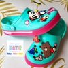 Dép cá sấu Crocs Band 2.5 màu Xanh đế Hồng