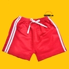 QUẦN SHORT BÉ GÁI CHẤT THUN COTTON MÀU ĐỎ SỌC THỂ THAO