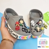 Dép cá sấu Crocs cho bé DREW màu xám