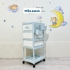 Tủ nhựa dùng để đựng quần áo, đồ dùng cá nhân. Mã hàng FL-0097-4T