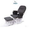Ghế lắc thư giãn cho mẹ bầu và người lớn FINLEY 3 chức năng cực êm có chỉnh độ ngả lưng, có khóa GL003 - Khung trắng nệm xám (58B)