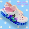Dép sục cá sấu Crocs trẻ em Aladin có ĐÈN hồng nhạt