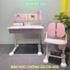 Bộ bàn ghế chống gù, chống cận học sinh CAYABE CB-005 dài 80cm màu hồng