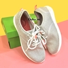 Giày thể thao Crocs Literide Mesh màu xám nhạt lót đỏ