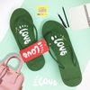 Dép kẹp nữ Feetlove 5 cm màu xanh lá logo Feetlove