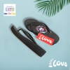Dép Lào Feetlove 3 cm đen hình con sói