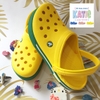 Dép cá sấu Crocs Band 2.5 màu Vàng đế Xanh lá