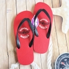 Dép Lào nam Monobo Thailand màu đỏ hình bánh xe