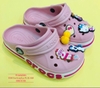 Dép cá sấu Crocs trẻ em Baya màu Hồng nhạt