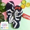 Dép Lào Feetlove 1 cm xanh đen hình con kiến