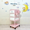 Tủ nhựa dùng để đựng quần áo, đồ dùng cá nhân. Mã hàng FL-0097-4T