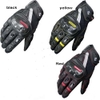Găng tay da bảo hộ xe mô tô KOMINE GK160 đi phượt nhập khẩu cao cấp màu đen - chỉ vàng chanh