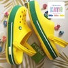 Dép cá sấu Crocs Band 2.5 màu Vàng đế Xanh lá