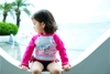Set đồ bơi bé gái (Áo bơi tay dài + tankini + quần bơi) màu hồng
