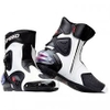 Giày bảo hộ đi phượt xe mo to Probiker Speed A004 cổ lửng màu trắng đen