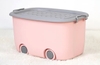 Thùng đựng đồ chơi, quần áo hình xe ô tô CAYABE cho bé có bánh xe (size lớn L 58 x 39 x 31 cm)