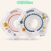 Phao bơi đỡ cổ Lionny chống lật an toàn cho bé sơ sinh tập bơi thủy lực màu xanh - hồng