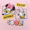 Đồ bộ bé gái áo thun Minnie và Daisy màu hồng
