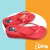 Dép Lào Feetlove 3 cm đỏ hình con sư tử