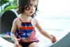 Set đồ bơi bé gái (Áo bơi tay dài + tankini + quần bơi) màu hồng